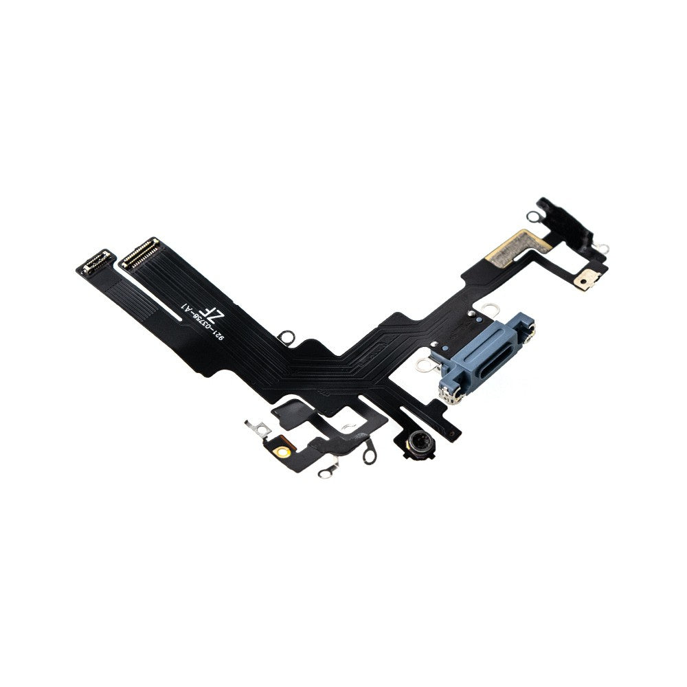Red Charging Port for iPhone 14-Blue Red Charging Port for iPhone 14-Blue